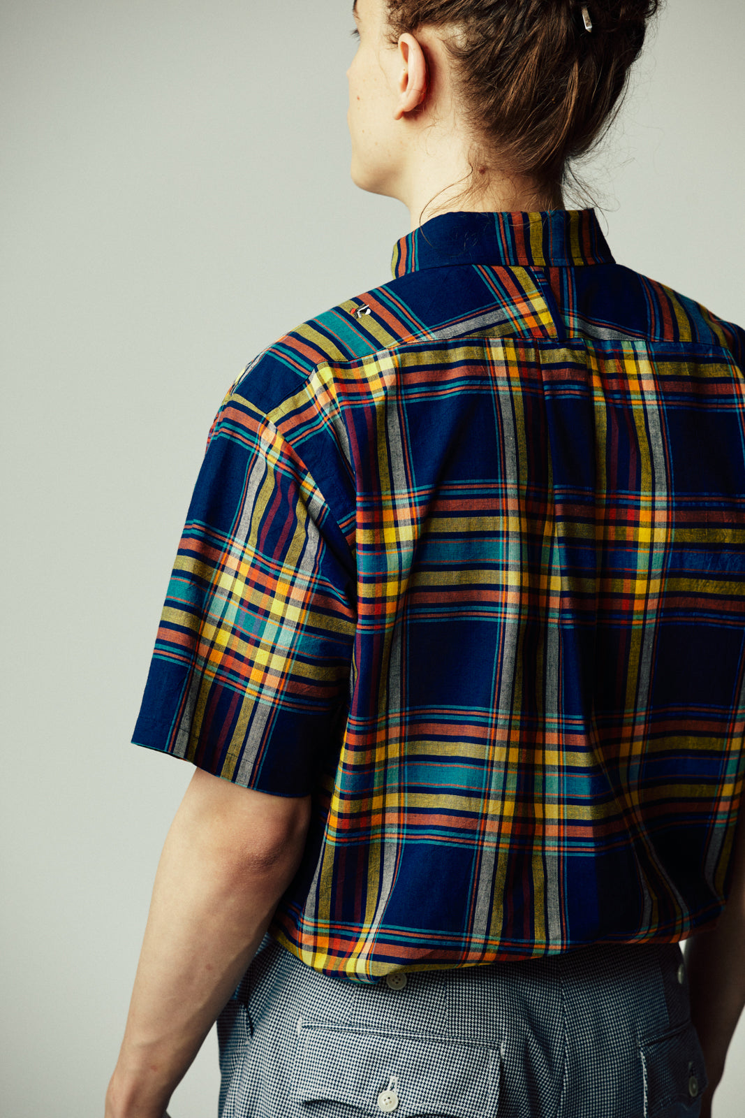 マドラスチェックBDかりゆしシャツ | majun plus