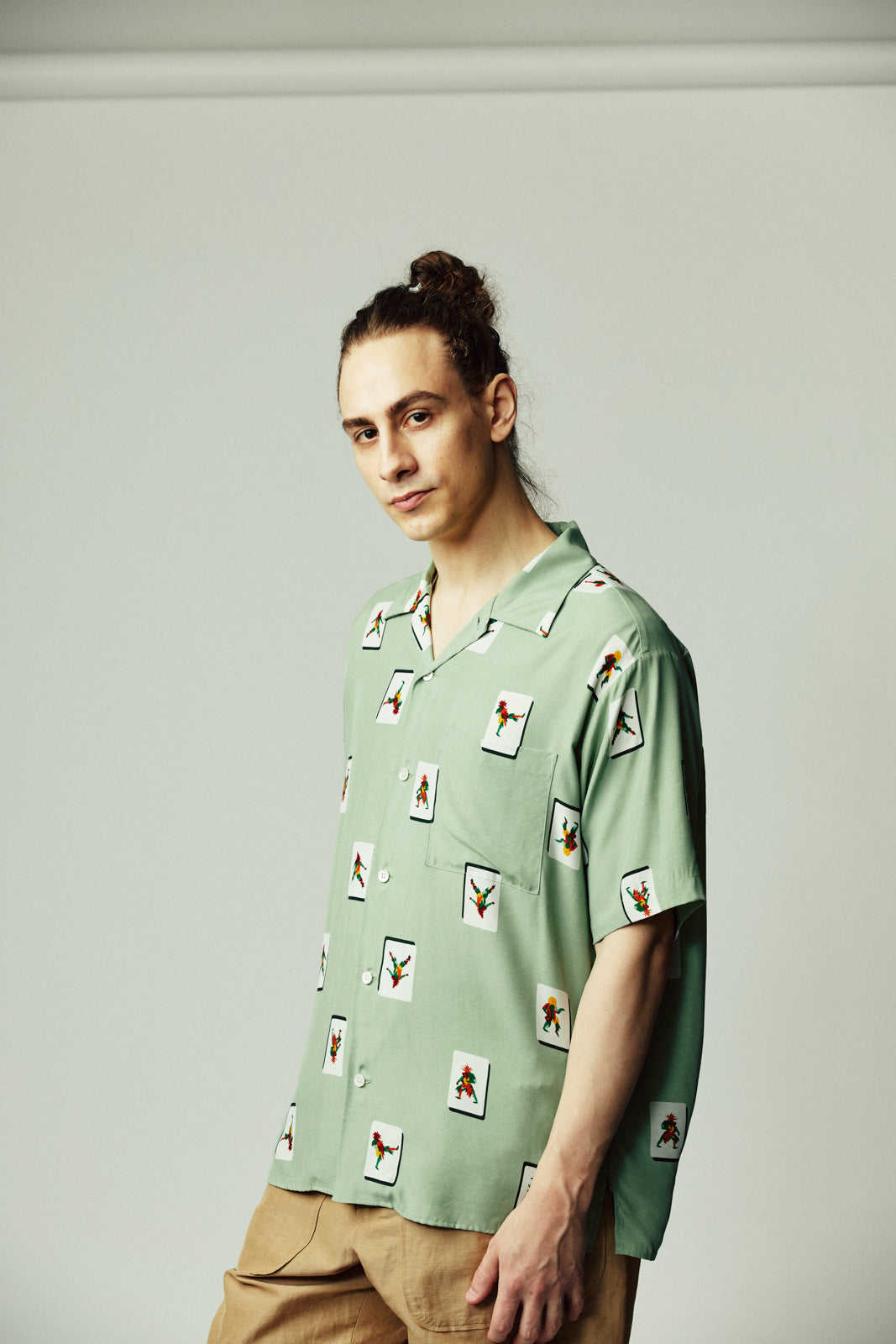 "ゲームカード"かりゆしシャツ | majun plus