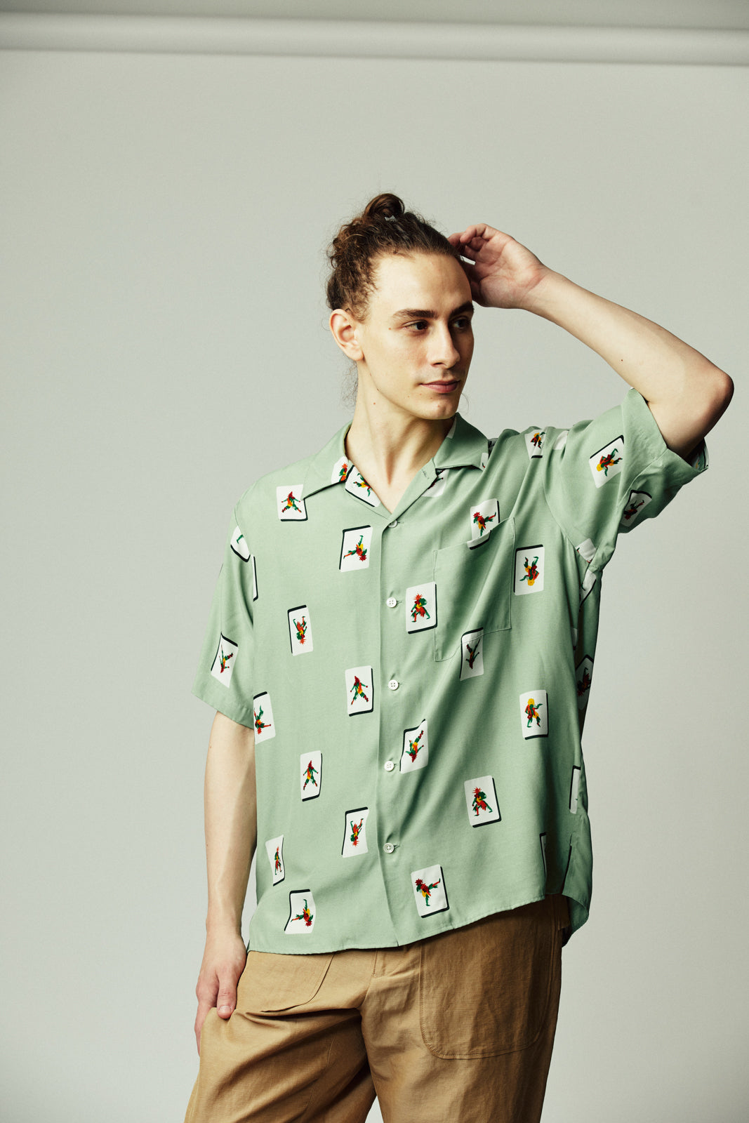 "ゲームカード"かりゆしシャツ | majun plus