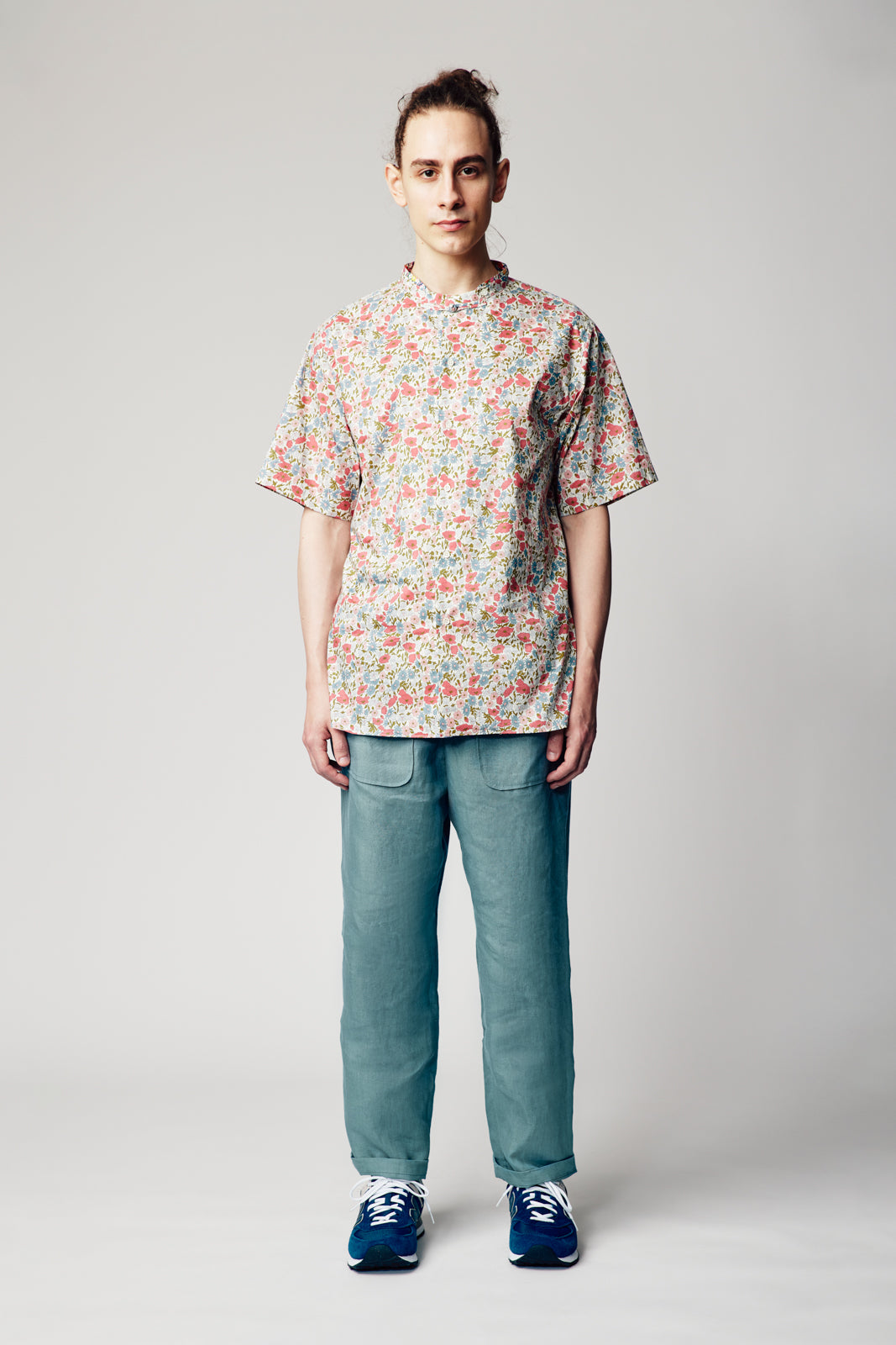 バンドカラーチャイナシャツ | Jipijapa