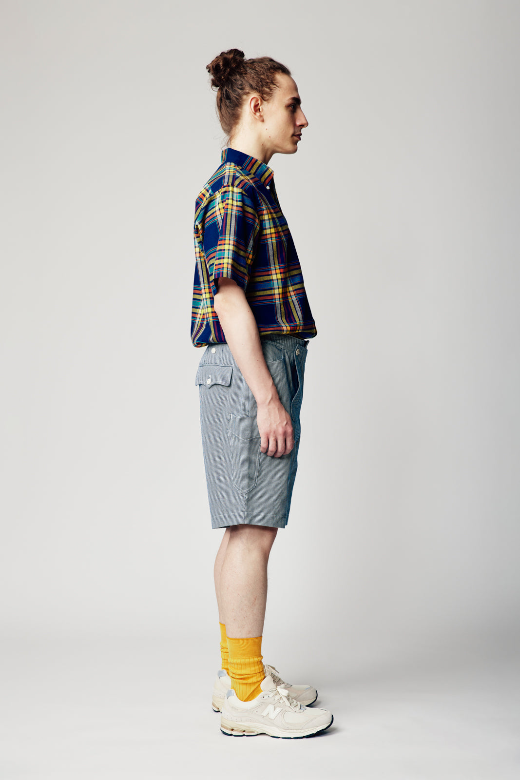 マドラスチェックBDかりゆしシャツ | majun plus