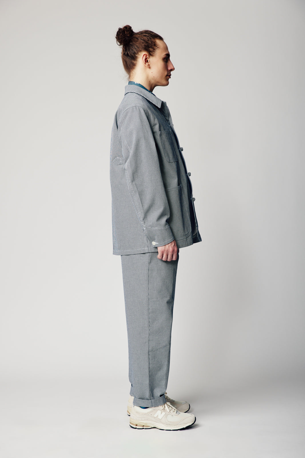 ハウンドトゥース カバーオール | Jipijapa