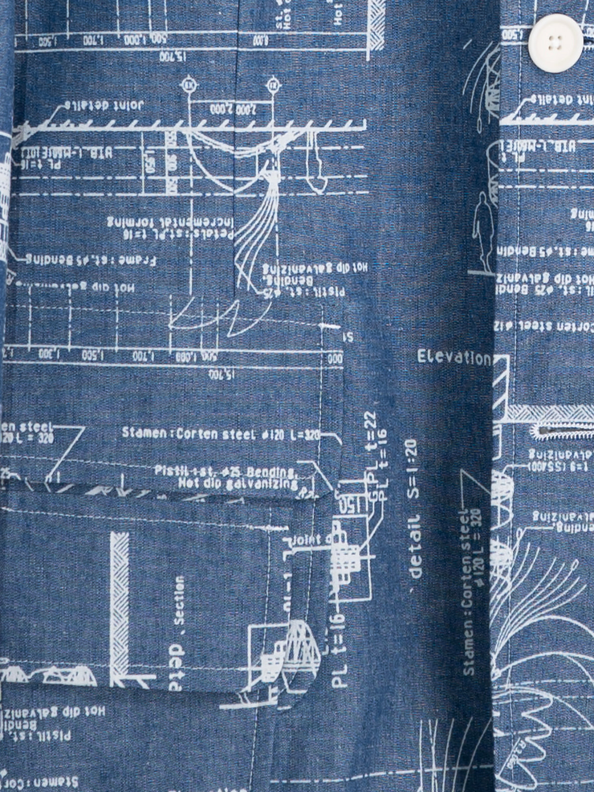 プリントシャンブレーチェンジポケットジャケット | Jipijapa