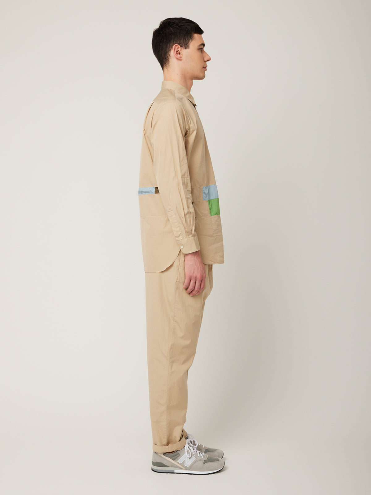 ウエスト切り替えシャツ(オーバーダイ) | Jipijapa