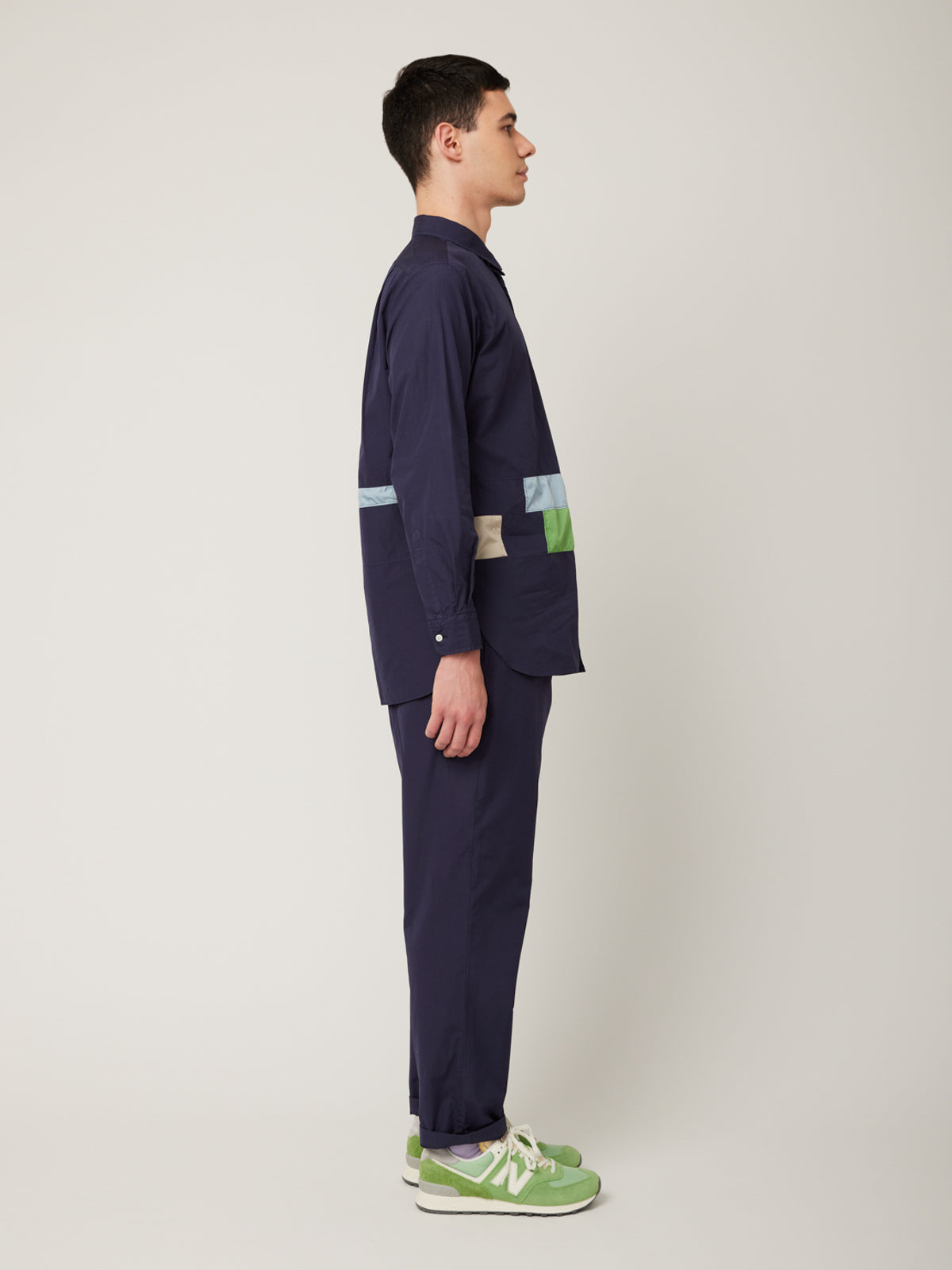 ウエスト切り替えシャツ(オーバーダイ) | Jipijapa