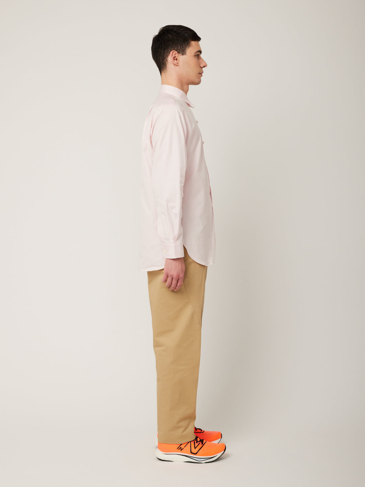 衿付きチャイナボタンシャツ(オックス) | Jipijapa