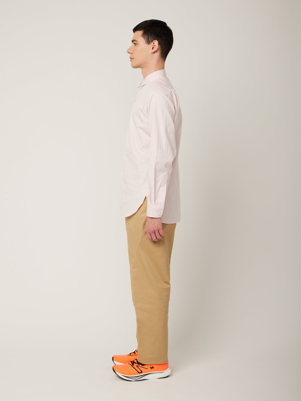 衿付きチャイナボタンシャツ(オックス) | Jipijapa