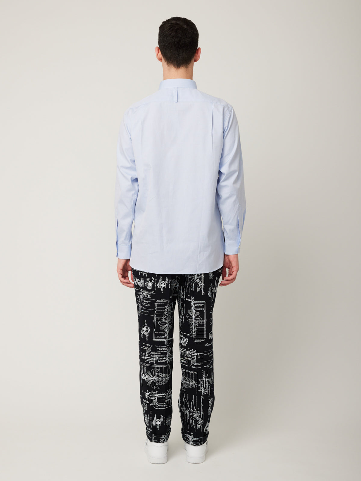 衿付きチャイナボタンシャツ(オックス) | Jipijapa