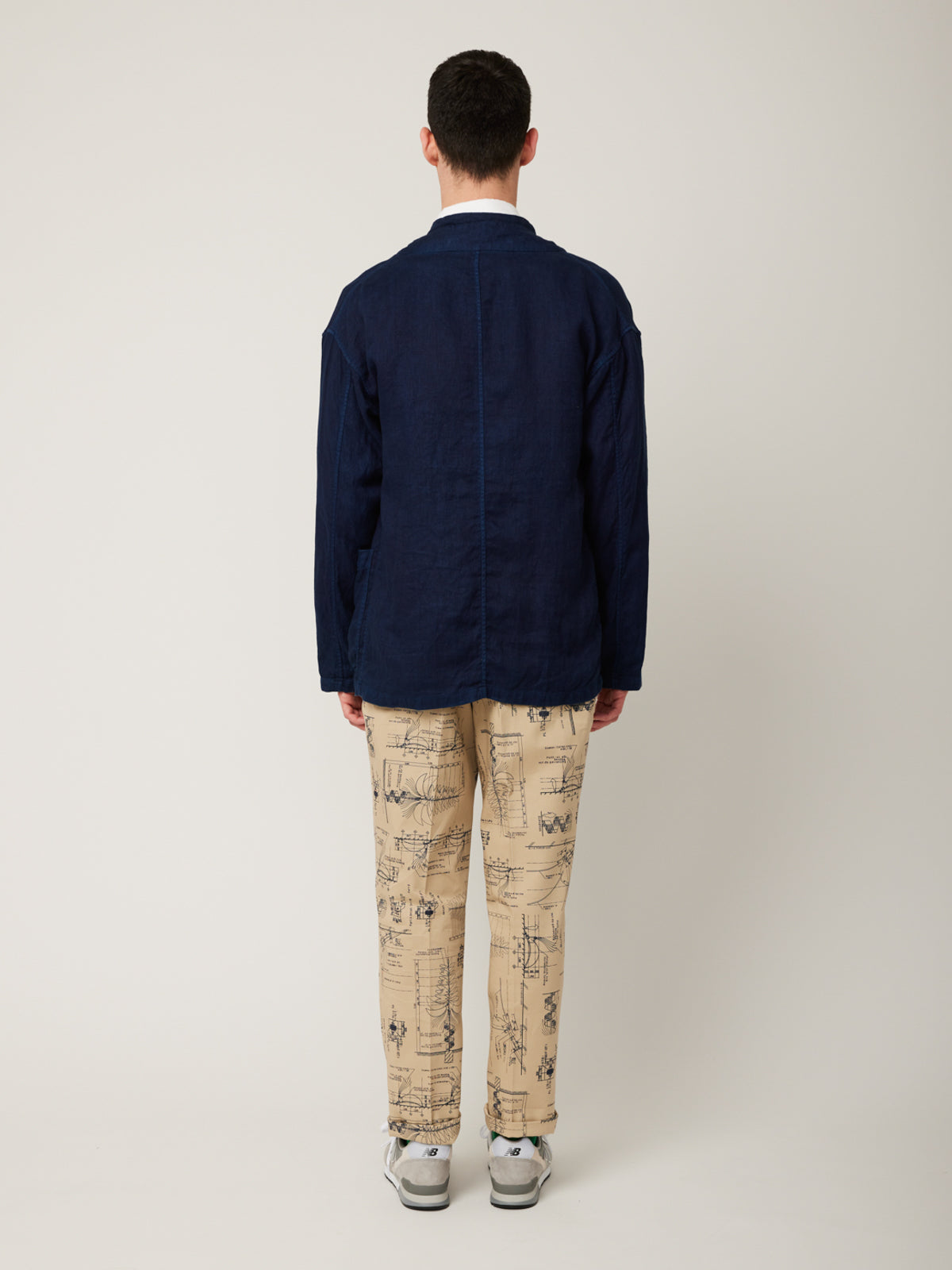 琉球藍染カーディガンブルゾン | Jipijapa