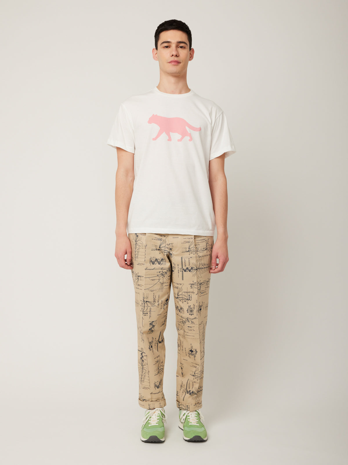 イリオモテヤマネコプリントTシャツ(ホワイト) | majun plus