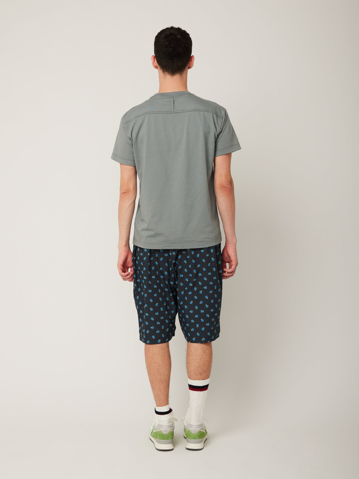 イリオモテヤマネコプリントTシャツ(ブルーグレー) | majun plus