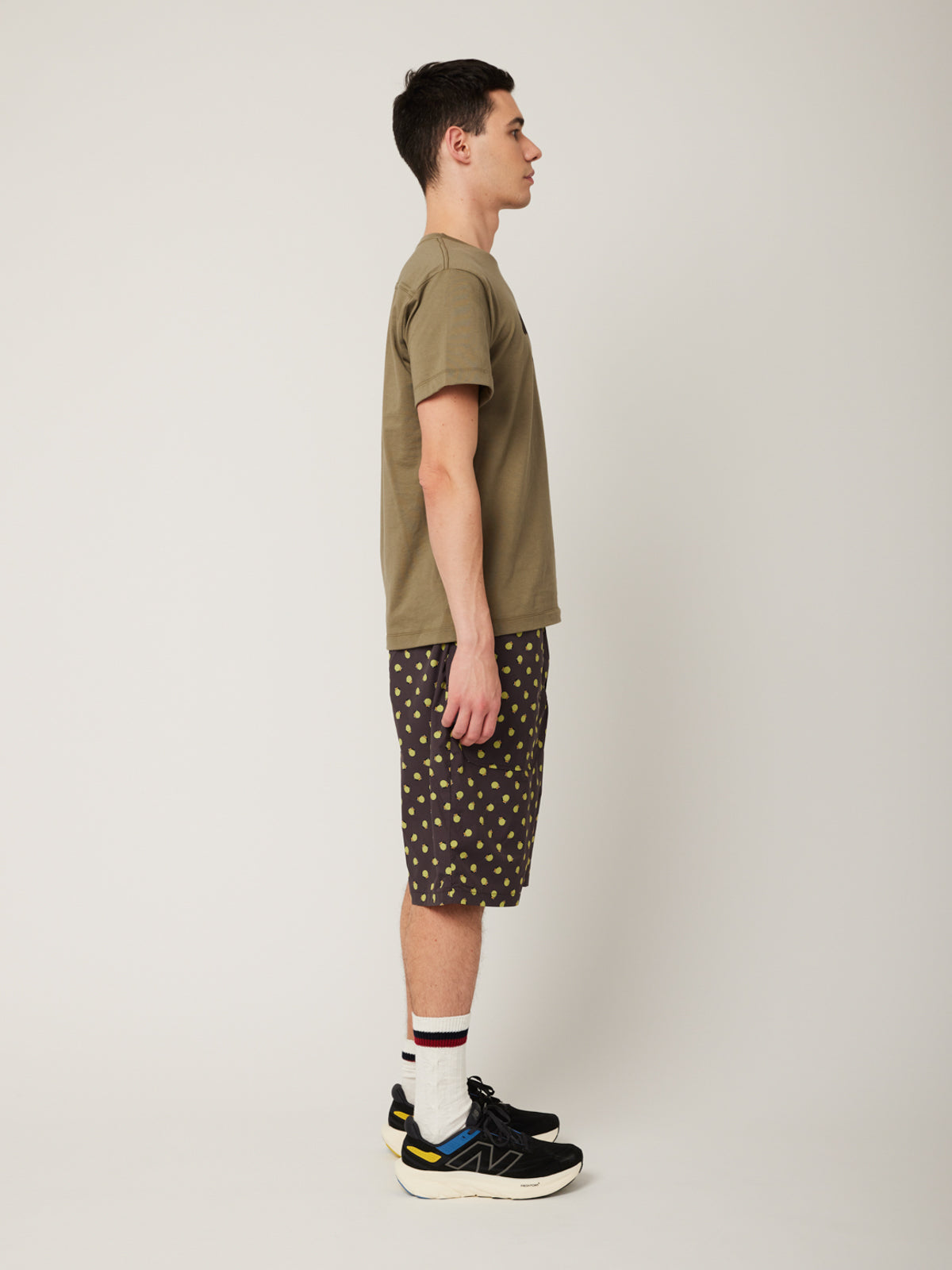 イリオモテヤマネコプリントTシャツ(カーキ) | majun plus