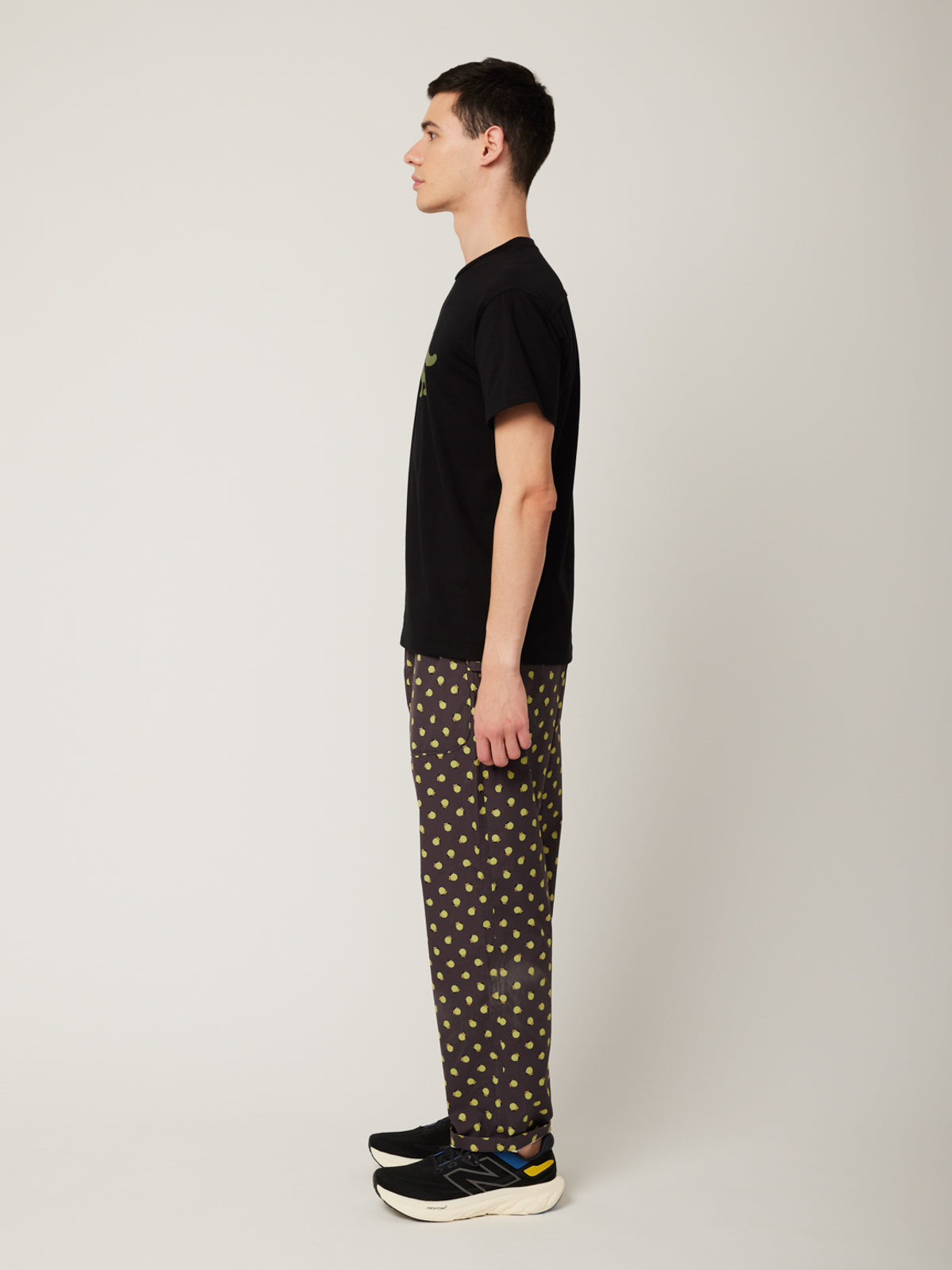 イリオモテヤマネコプリントTシャツ(ブラック) | majun plus