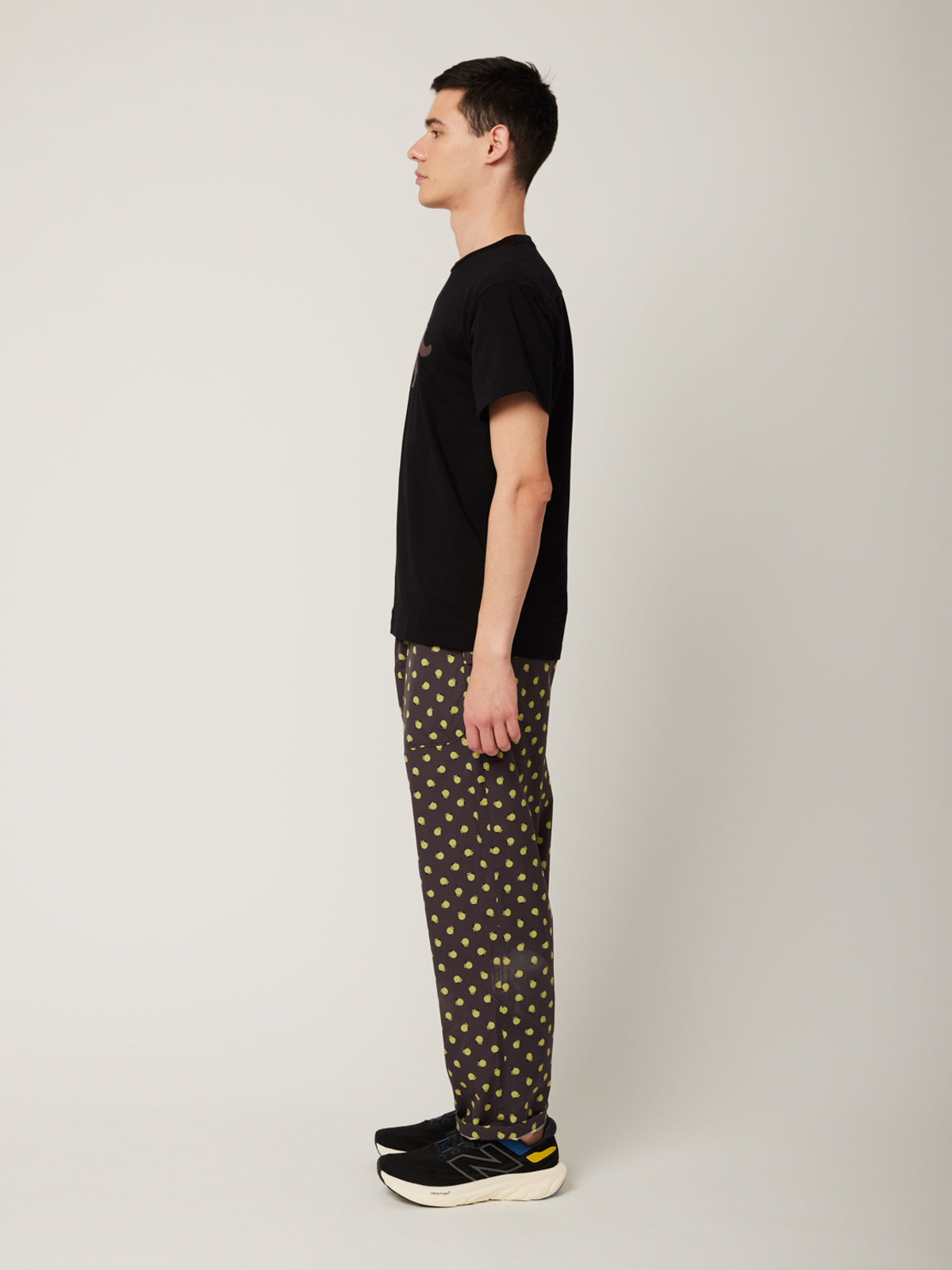 イリオモテヤマネコプリントTシャツ(ブラック) | majun plus