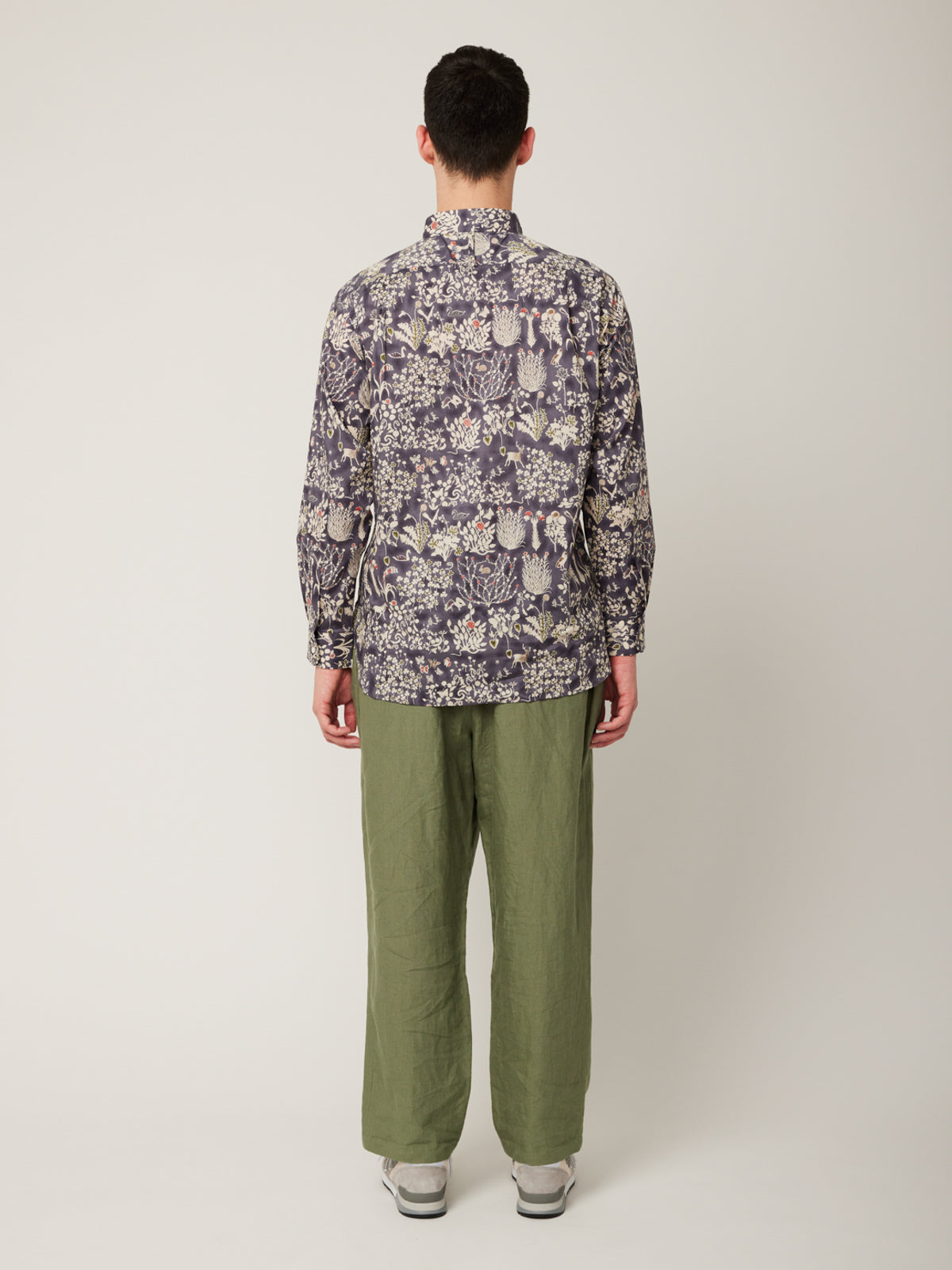 衿付きチャイナボタンシャツ(リバティ) | Jipijapa