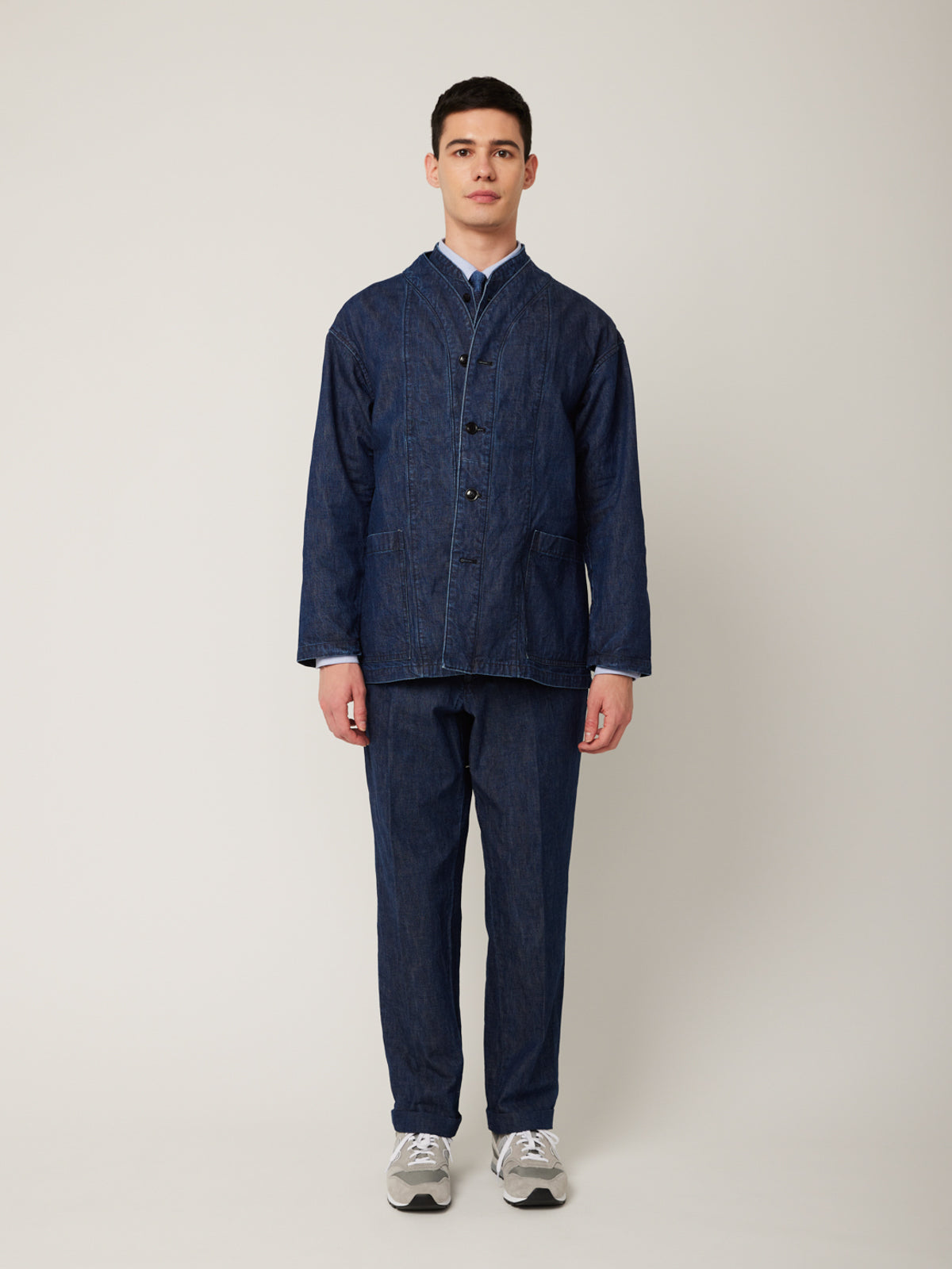 10ozデニムカーディガンブルゾン | Jipijapa