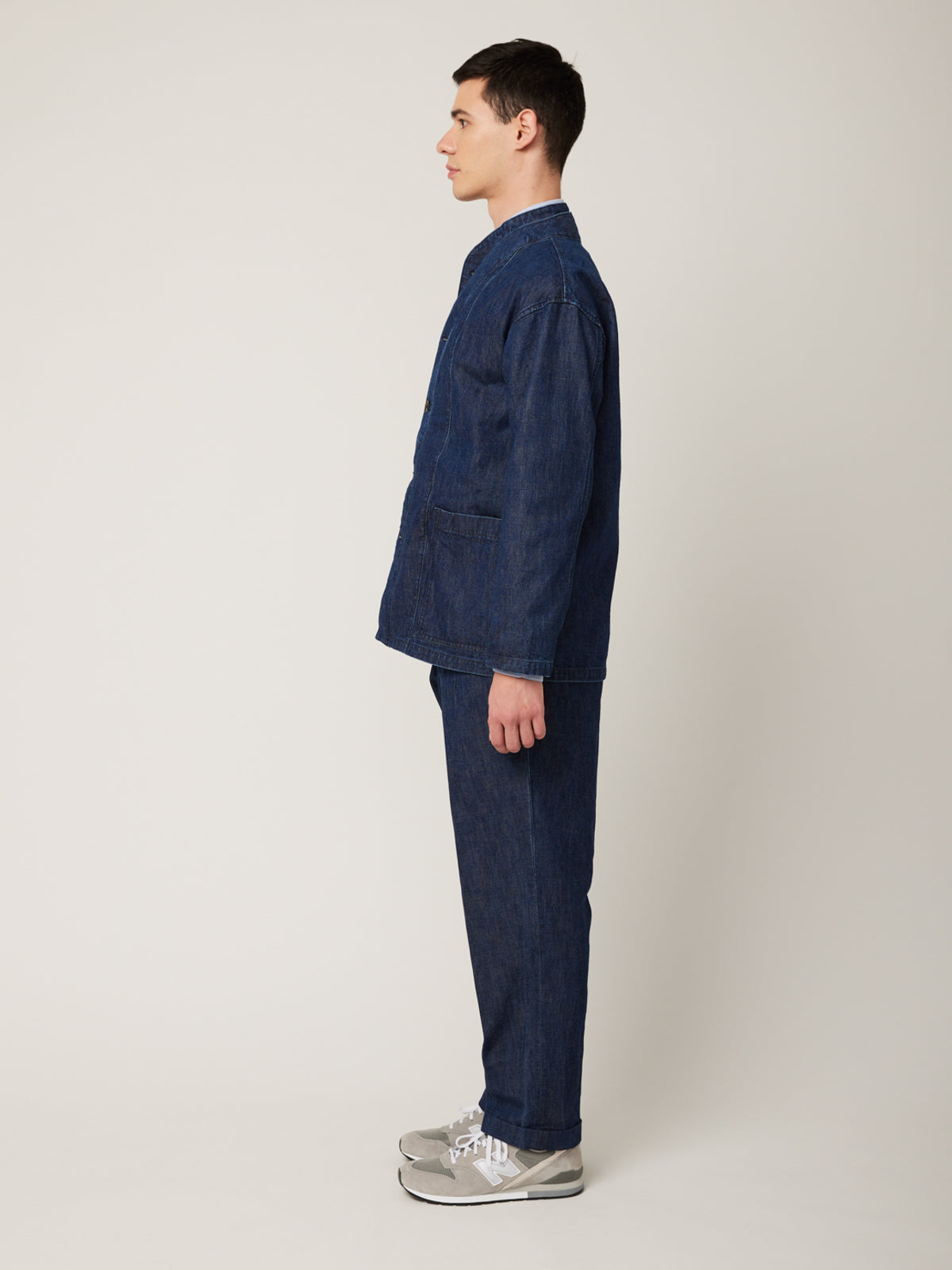 10ozデニムカーディガンブルゾン | Jipijapa