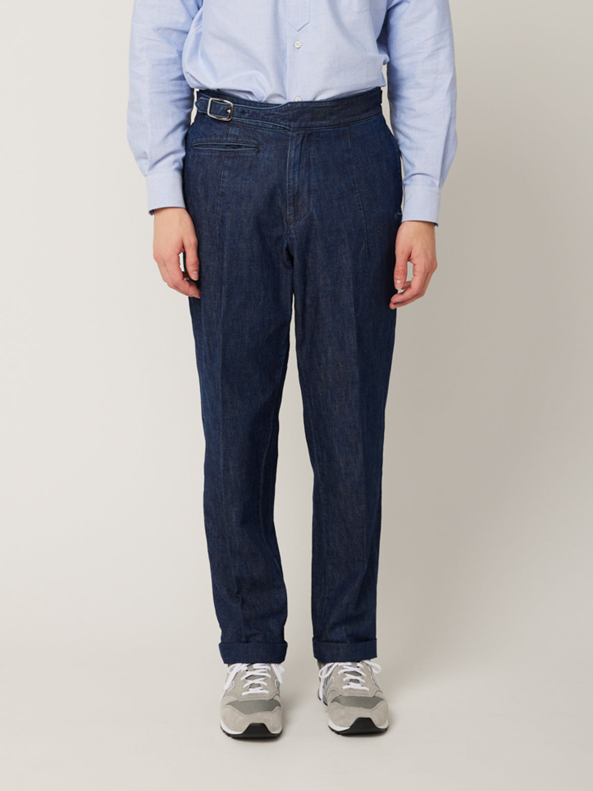 10ozデニムグルカパンツ(ボールバイオ加工) | Jipijapa