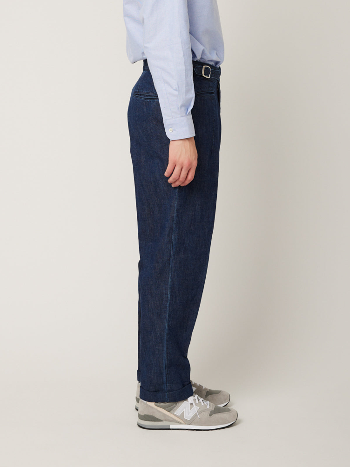 10ozデニムグルカパンツ(ボールバイオ加工) | Jipijapa