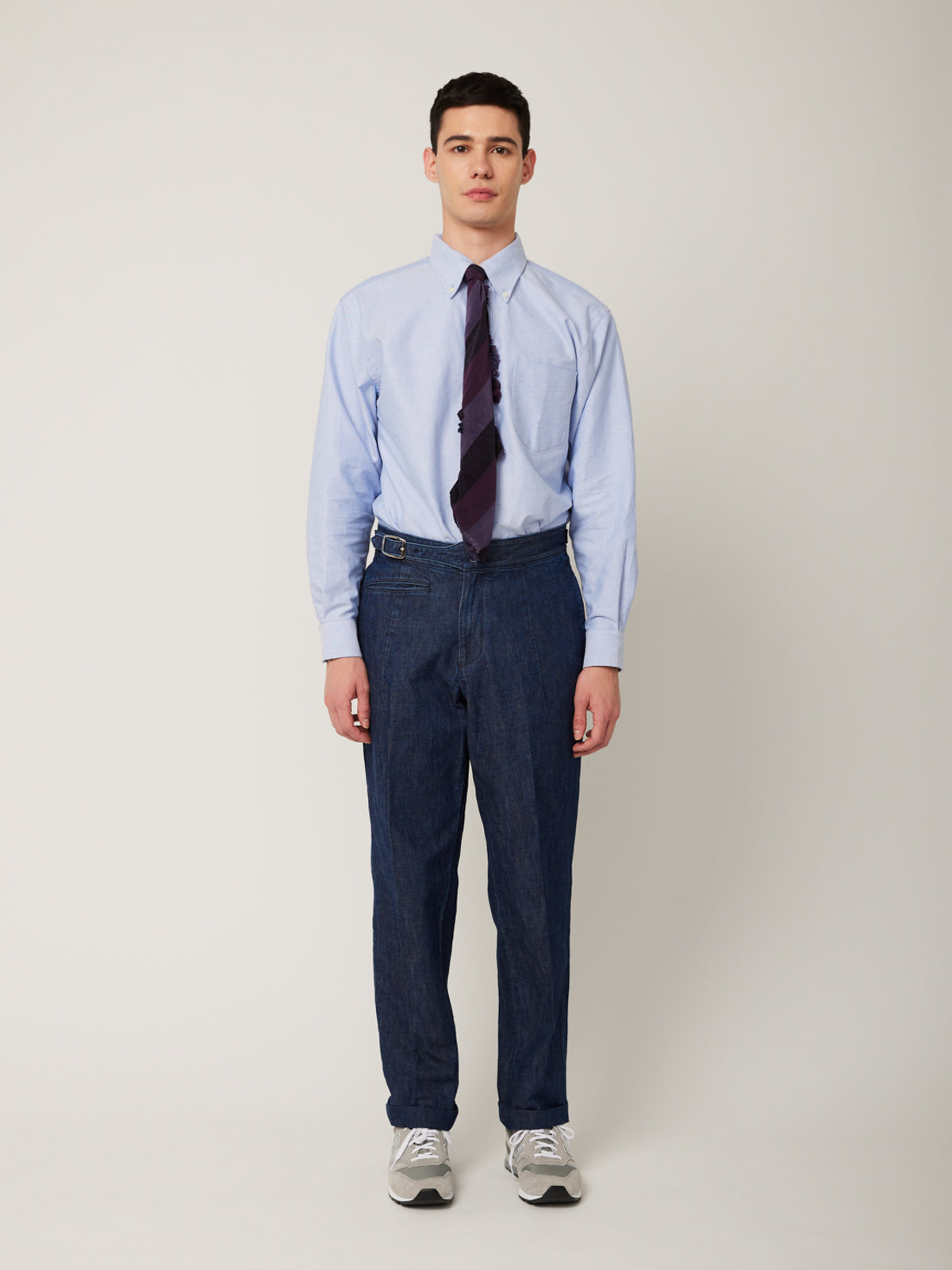 10ozデニムグルカパンツ(ボールバイオ加工) | Jipijapa