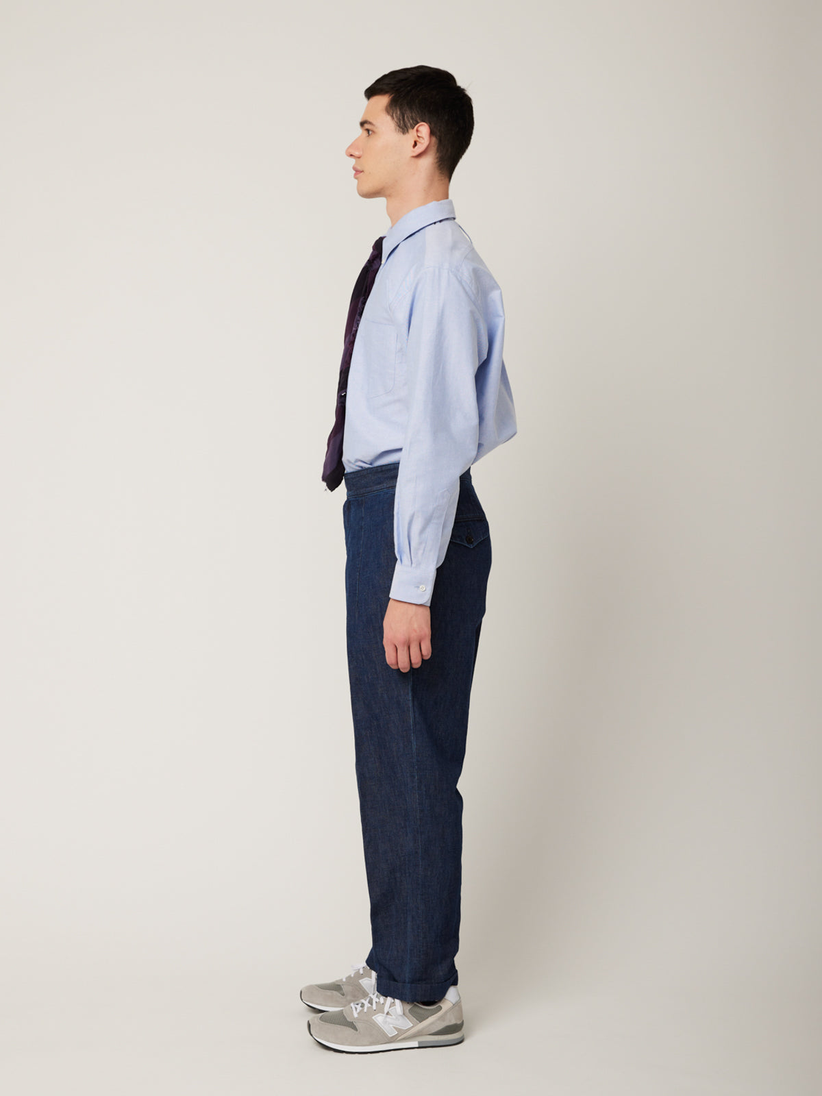 10ozデニムグルカパンツ(ボールバイオ加工) | Jipijapa