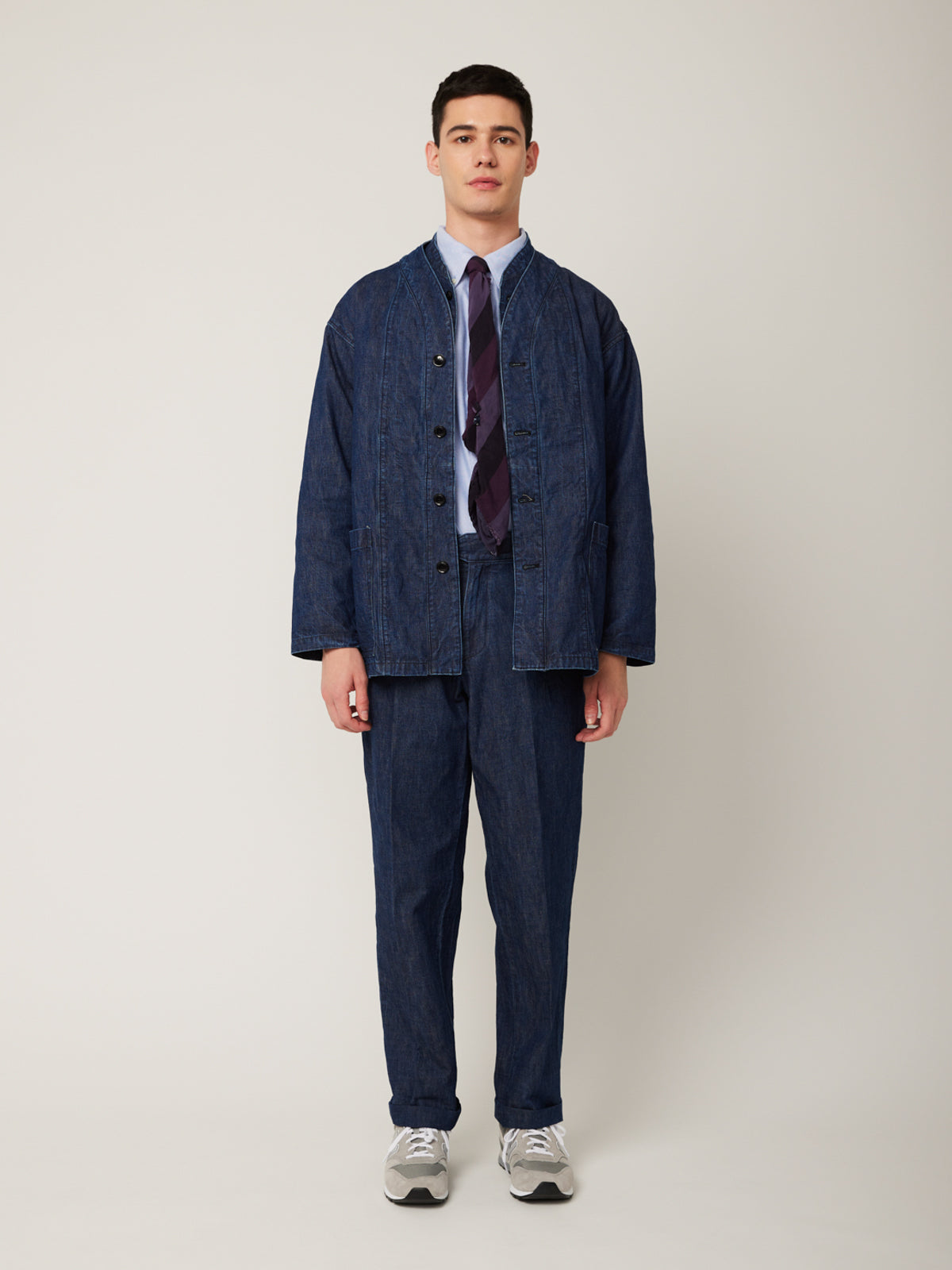 10ozデニムカーディガンブルゾン | Jipijapa