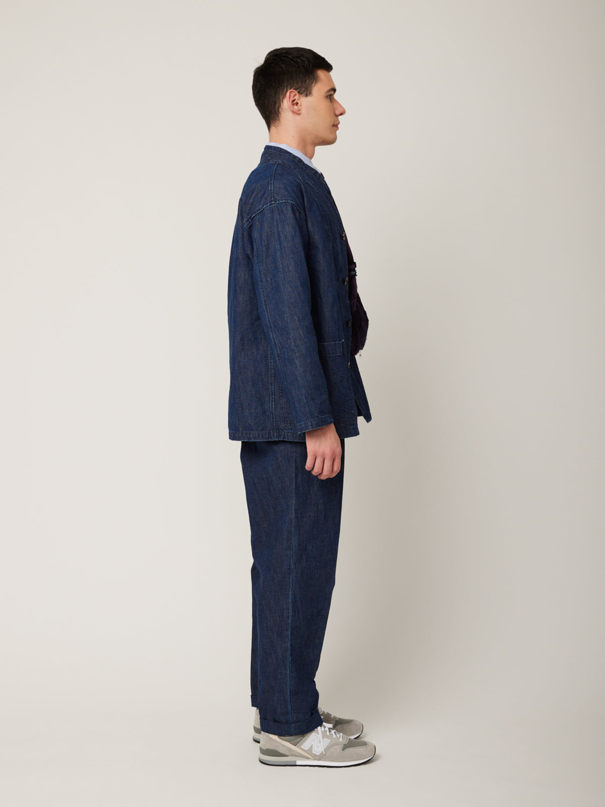 10ozデニムカーディガンブルゾン | Jipijapa