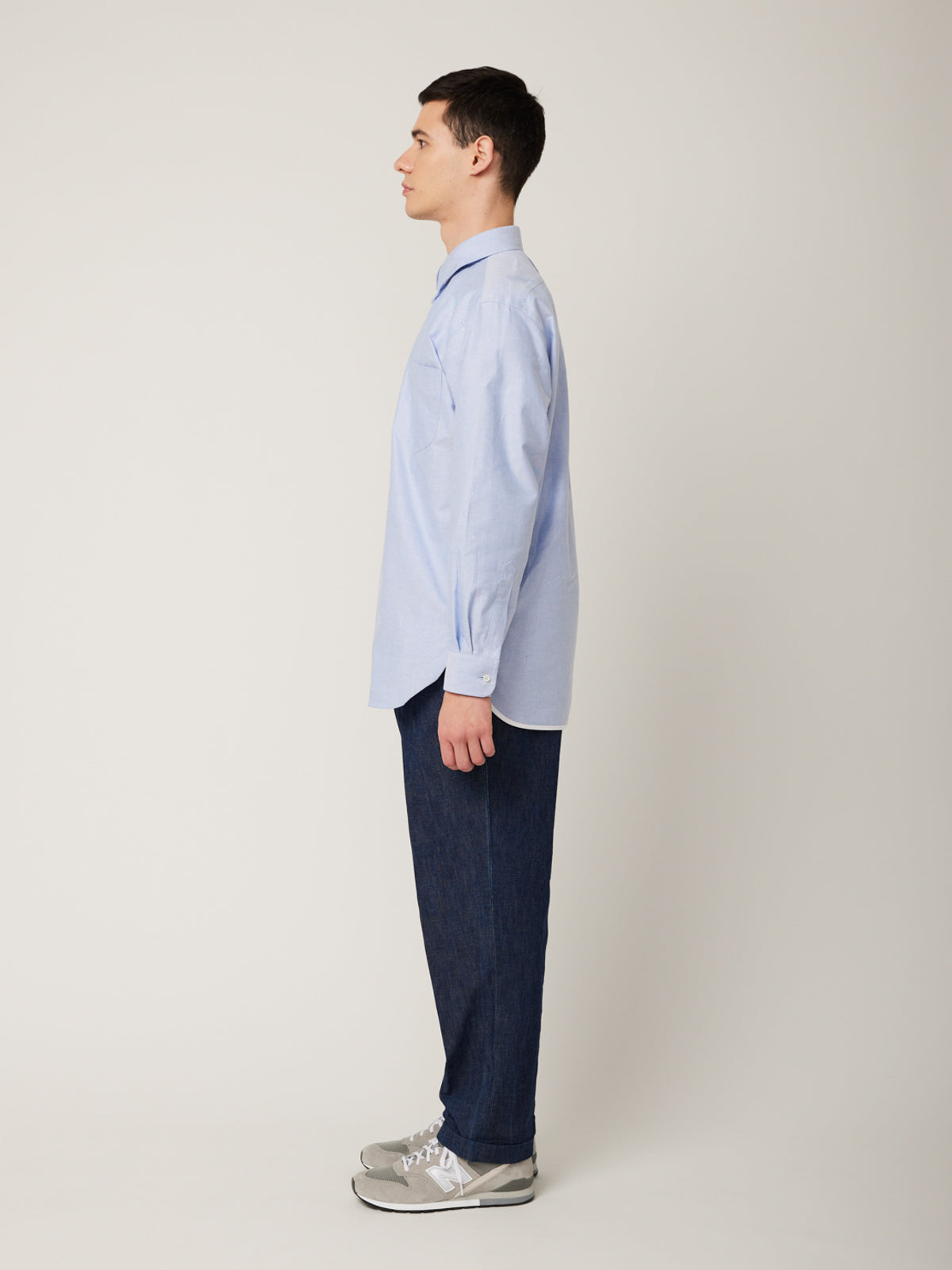 裾パイピングBDシャツ | Jipijapa