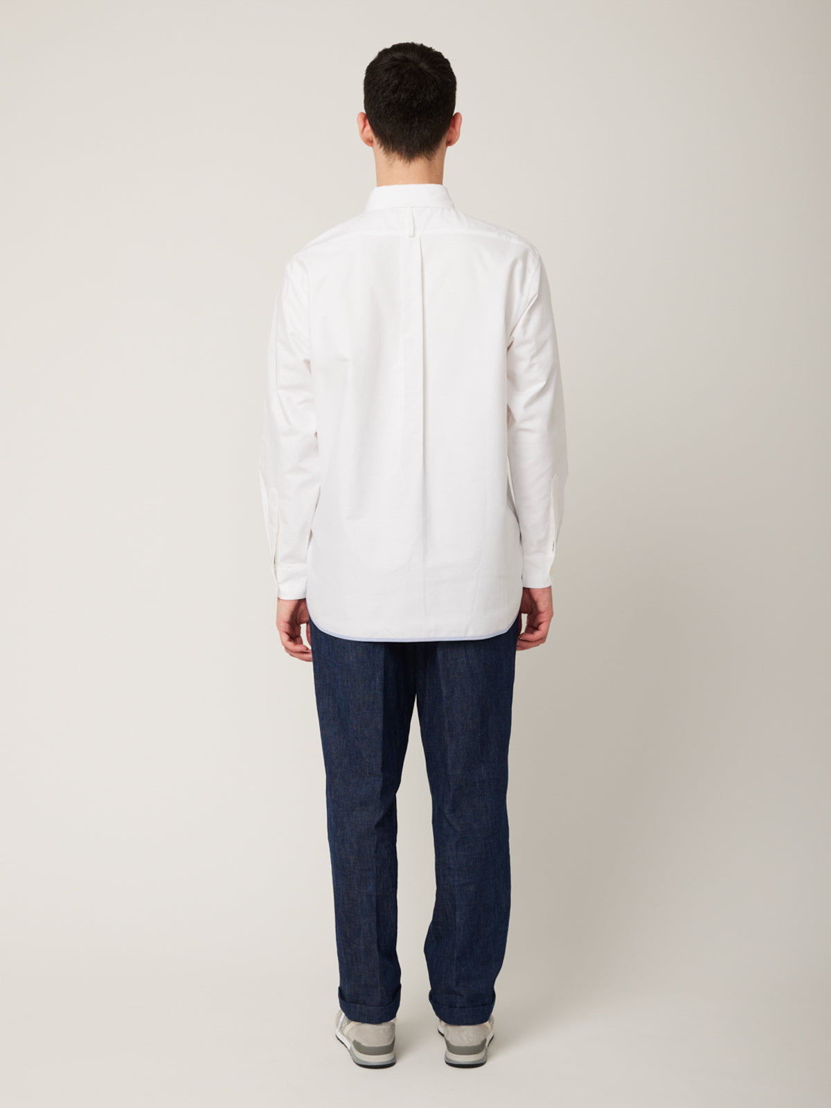 衿付きチャイナボタンシャツ(オックス) | Jipijapa