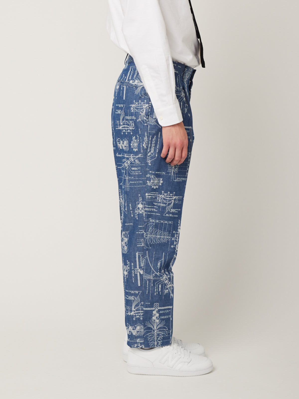 ワンタックトラウザーズ(シャンブレー) | Jipijapa