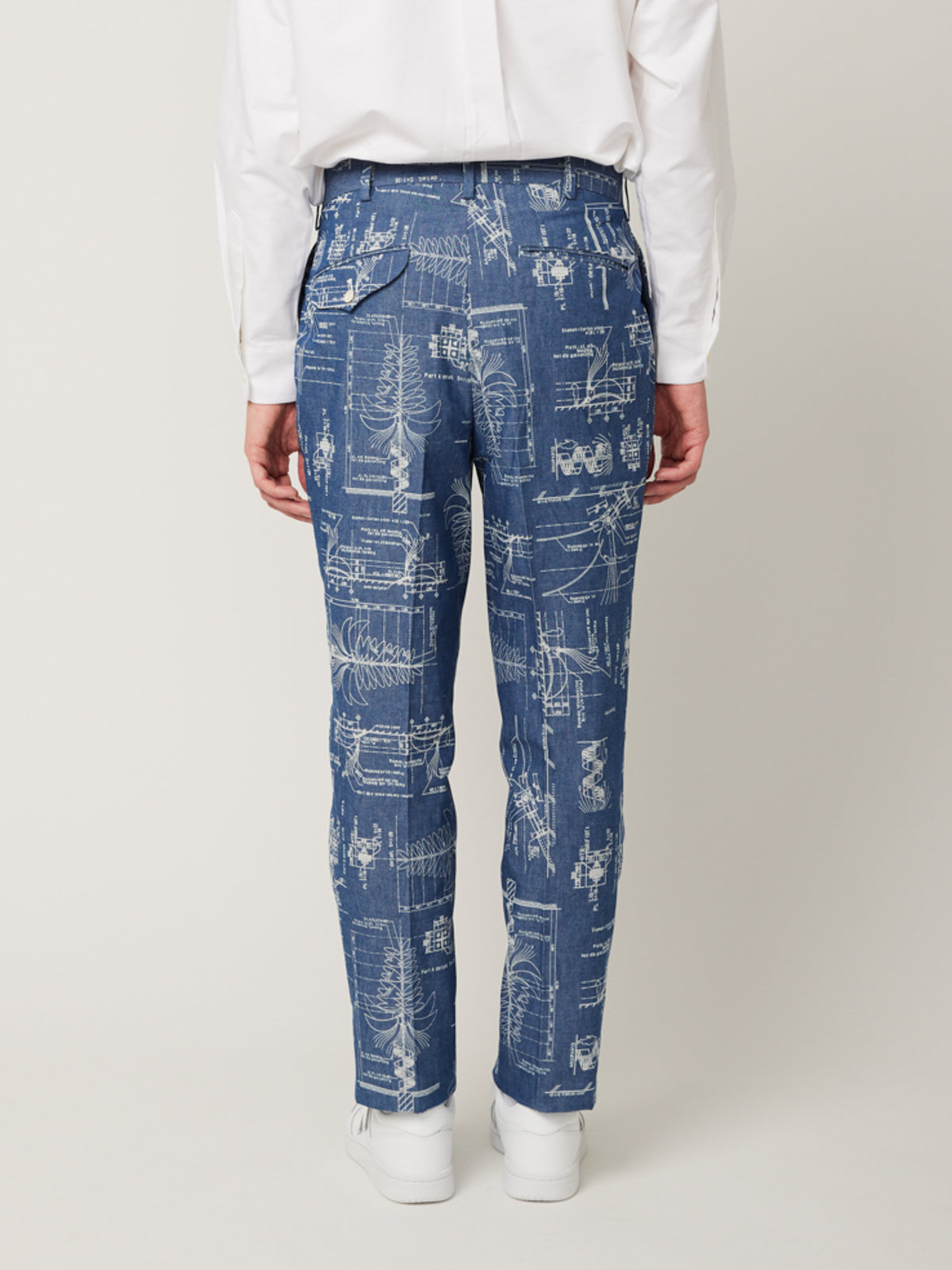 ワンタックトラウザーズ(シャンブレー) | Jipijapa