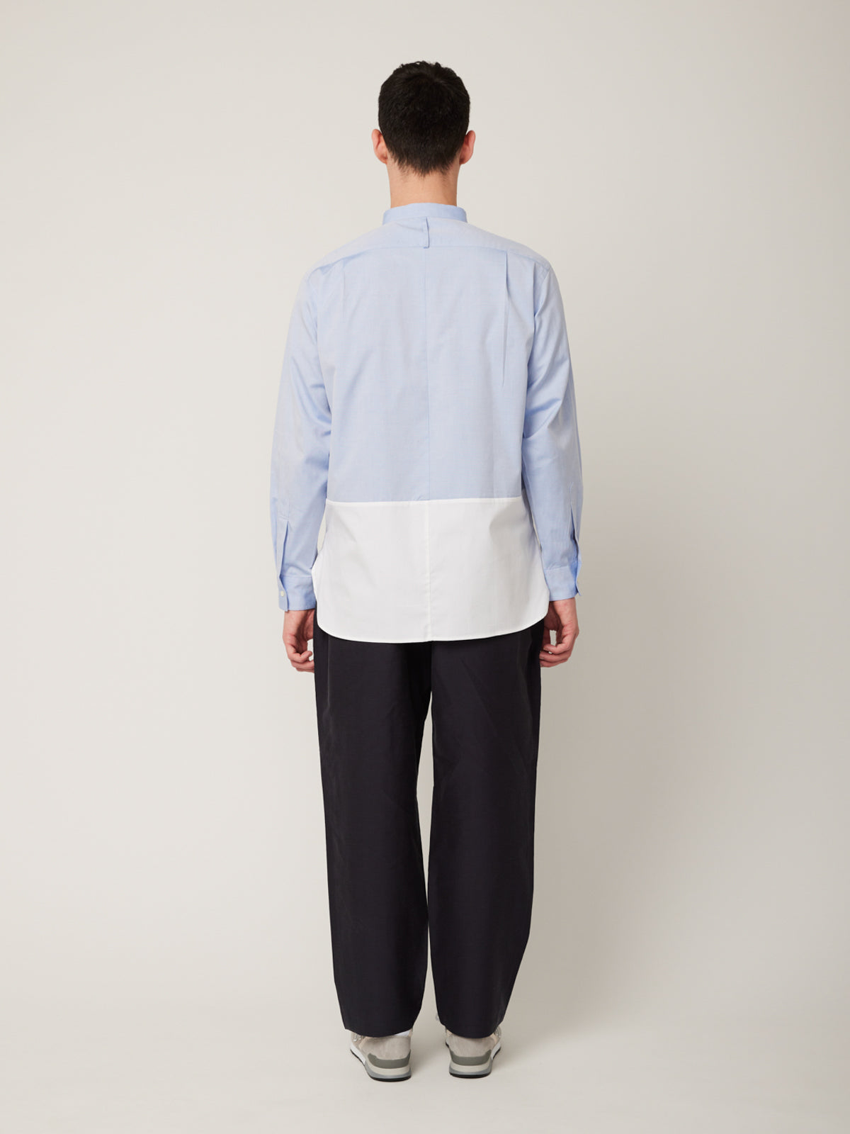 ウエスト切り替えバンドカラーシャツ | Jipijapa