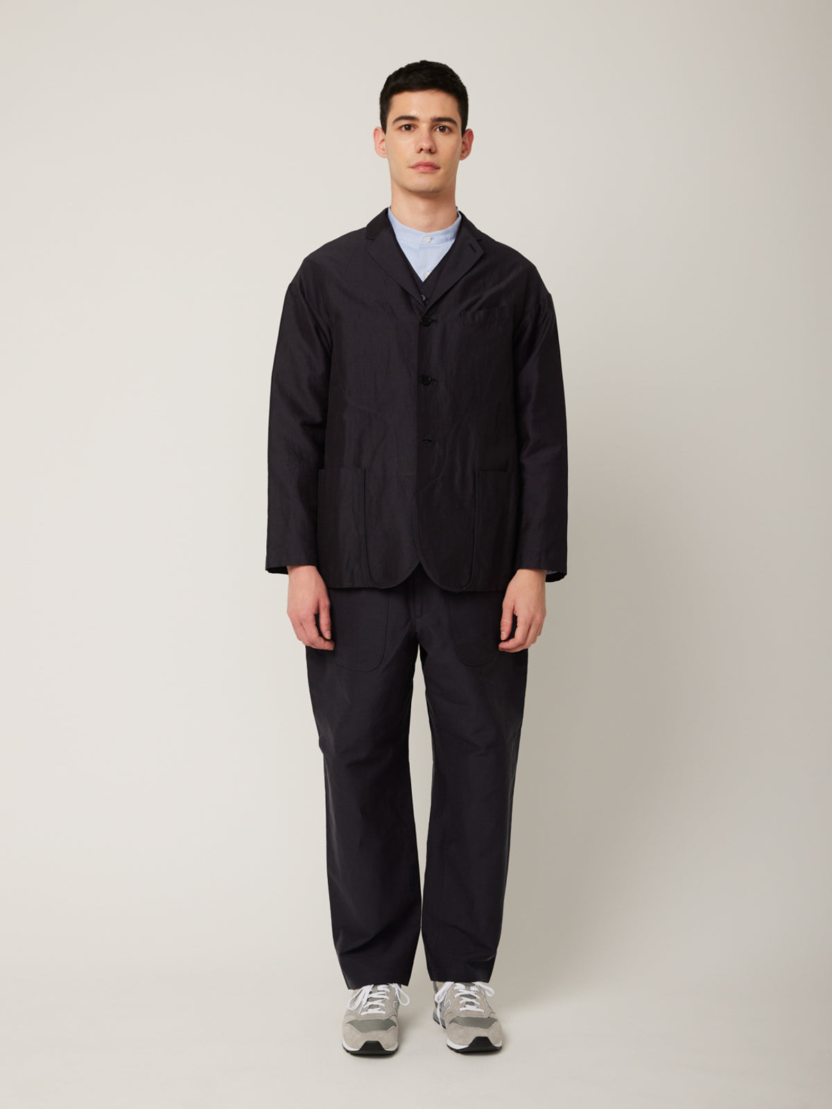 ドルマンスリーブ2パーツジャケット(キュプラリネンコットン) | Jipijapa