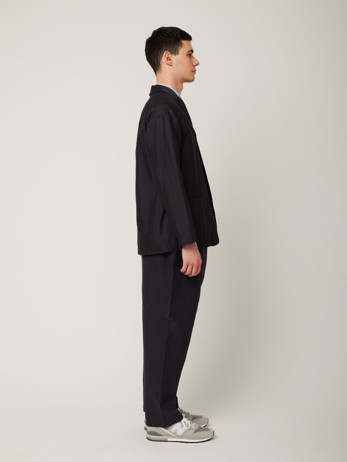 ドルマンスリーブ2パーツジャケット(キュプラリネンコットン) | Jipijapa