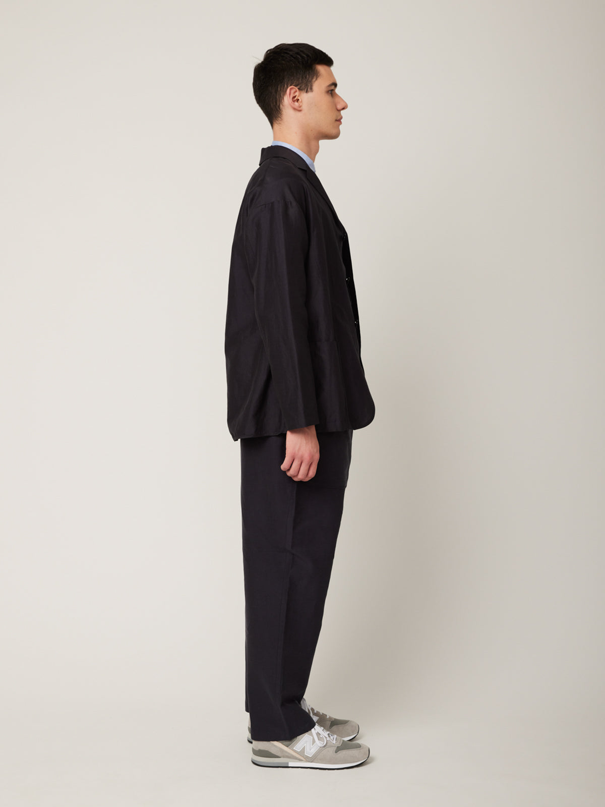 ドルマンスリーブ2パーツジャケット(キュプラリネンコットン) | Jipijapa