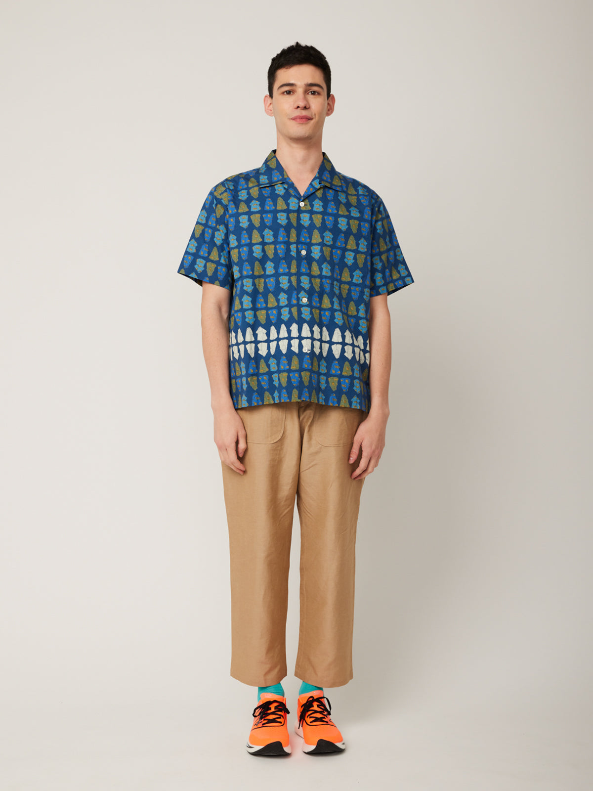 ヤマネコかりゆしシャツ柄 かりゆしシャツ | majun plus