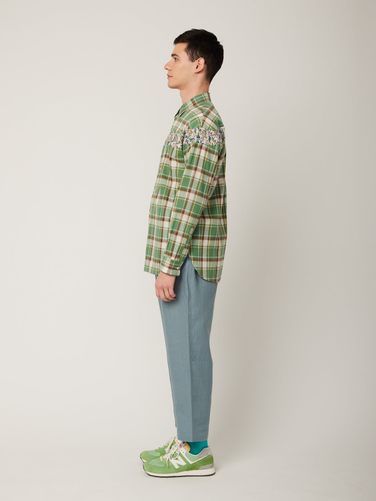 キャップスリーブシャツ(チェック柄) | Jipijapa