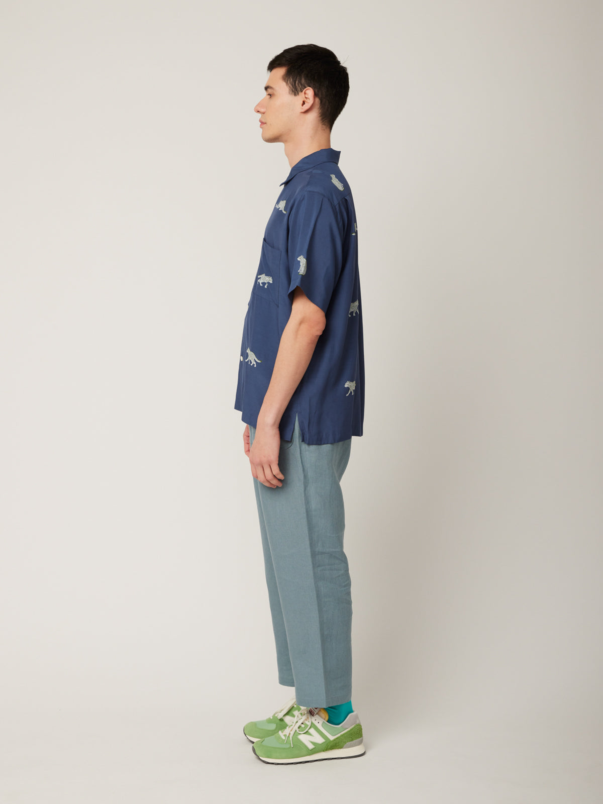 ヤマネコパネル かりゆしシャツ | majun plus