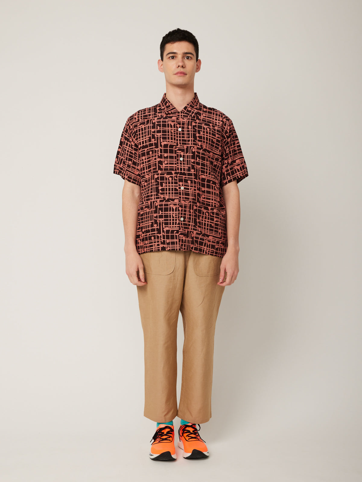 ジーファ―チェック かりゆしシャツ | majun plus