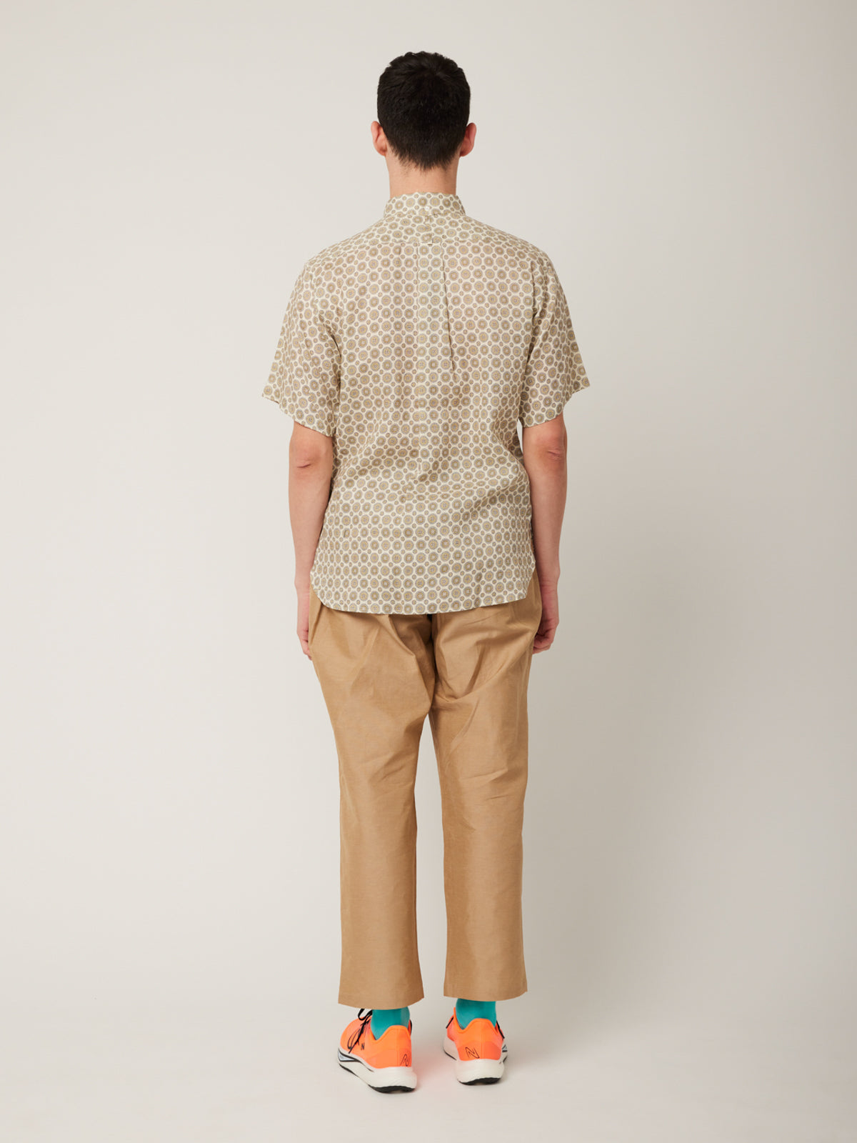 ホタル刺繍×小紋 かりゆしシャツ | majun plus