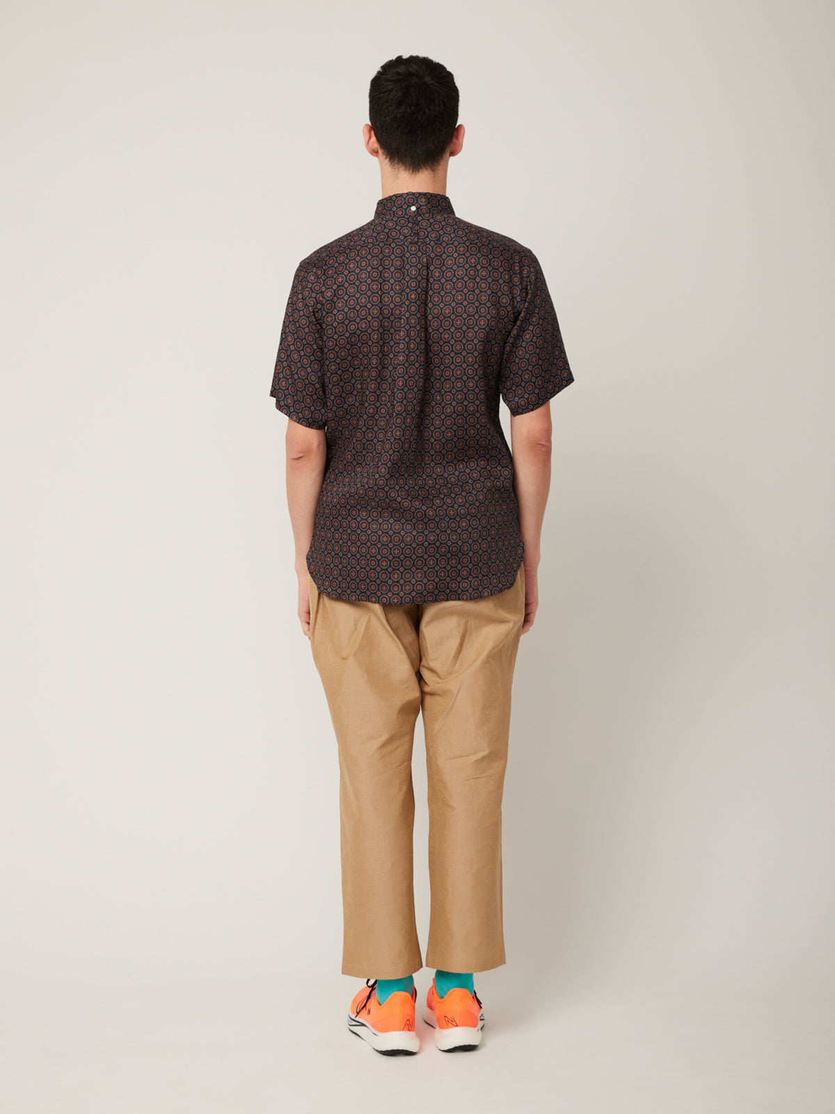 ホタル刺繍×小紋 かりゆしシャツ | majun plus