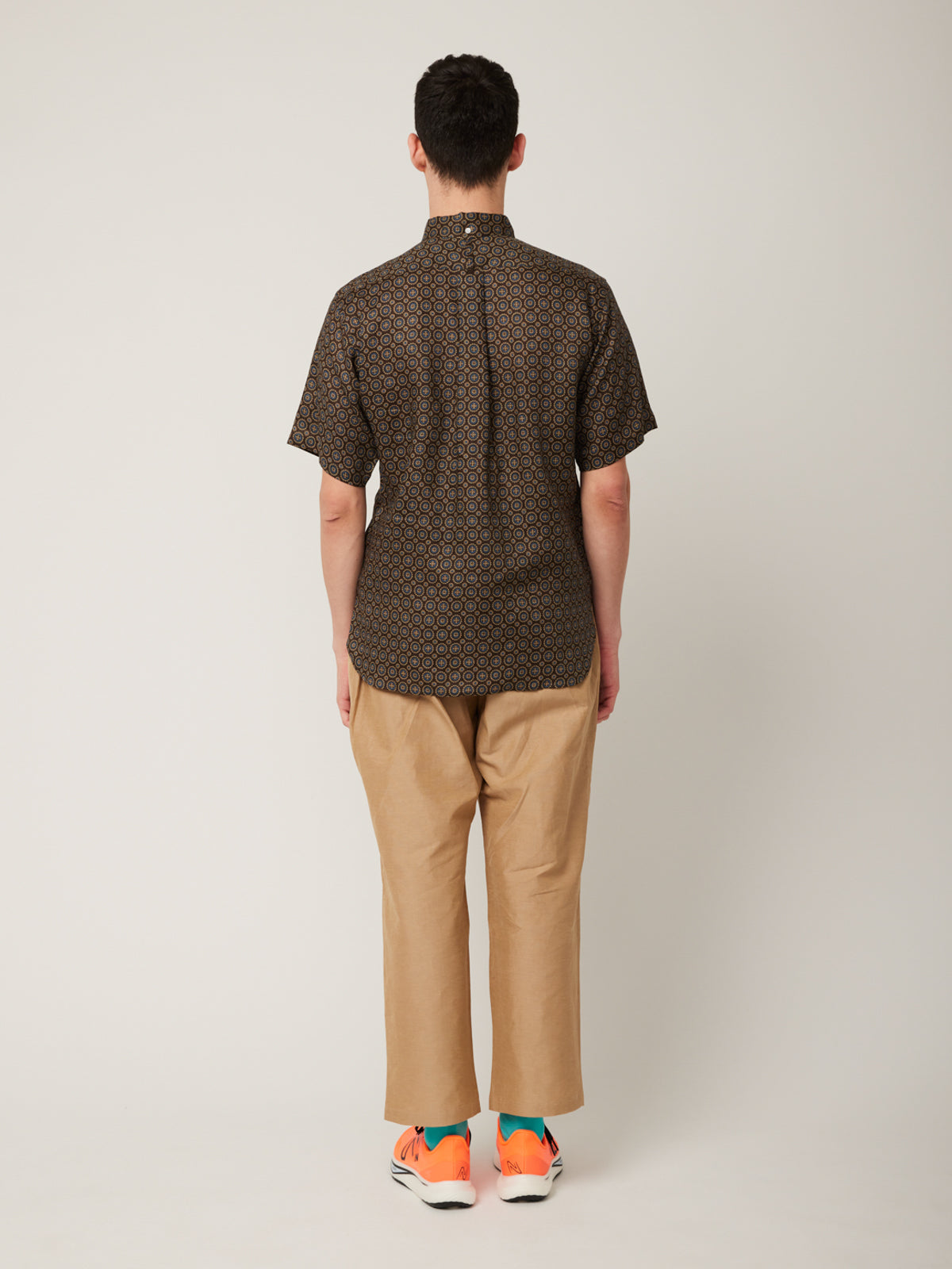 ホタル刺繍×小紋 かりゆしシャツ | majun plus