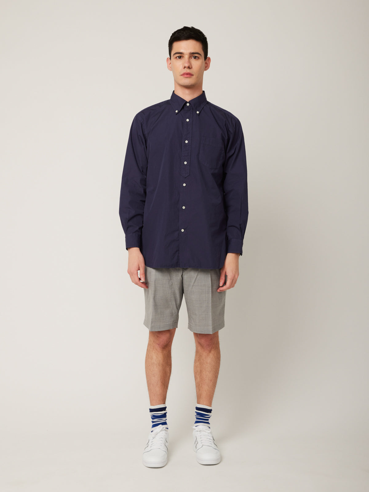 オーバーダイ裾パイピングBDシャツ | Jipijapa