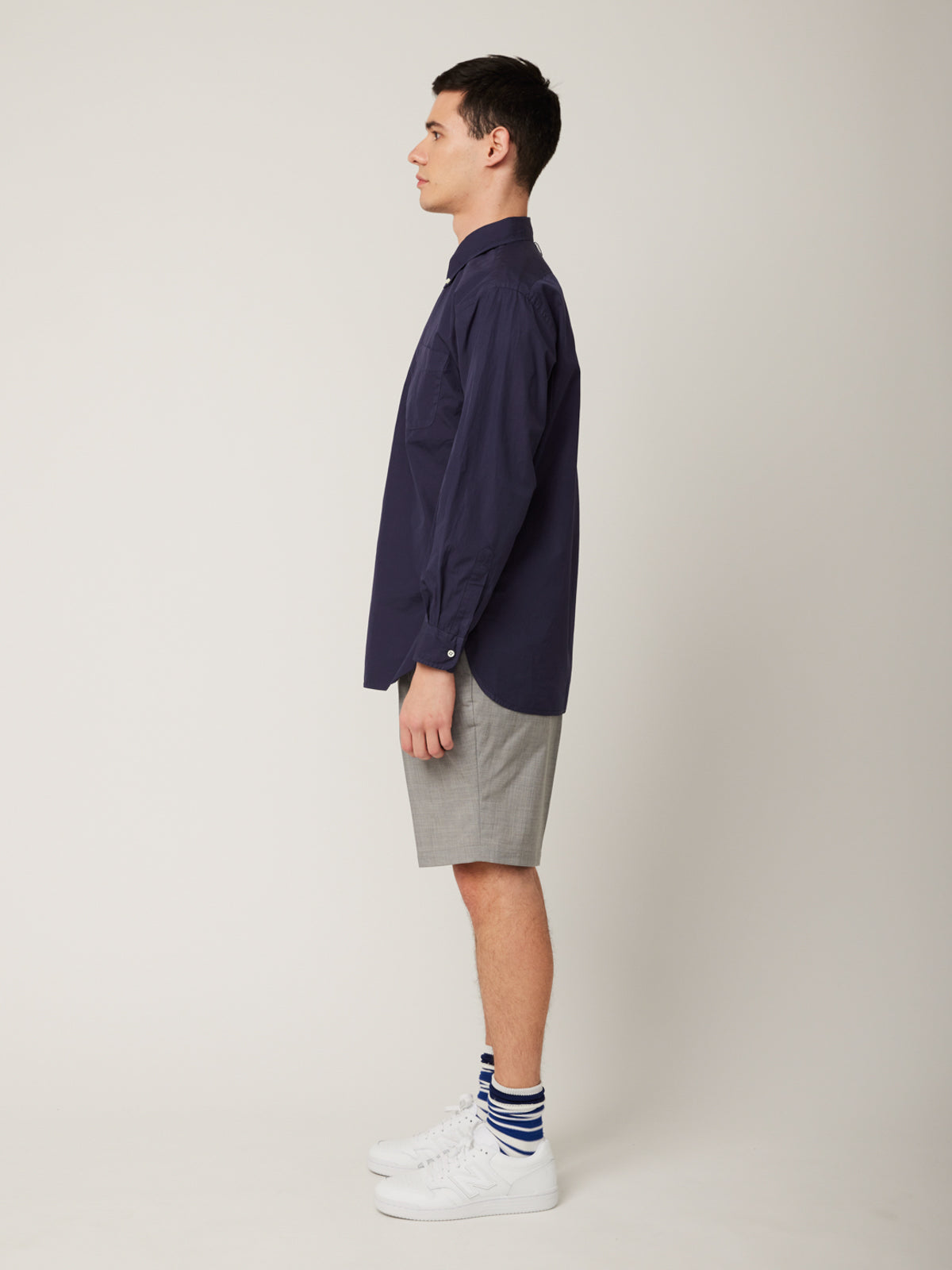 オーバーダイ裾パイピングBDシャツ | Jipijapa