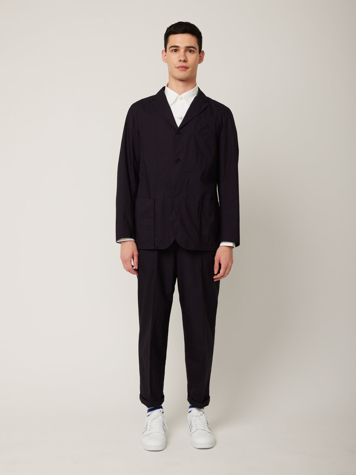 紺キャラコワンパーツジャケット | Jipijapa