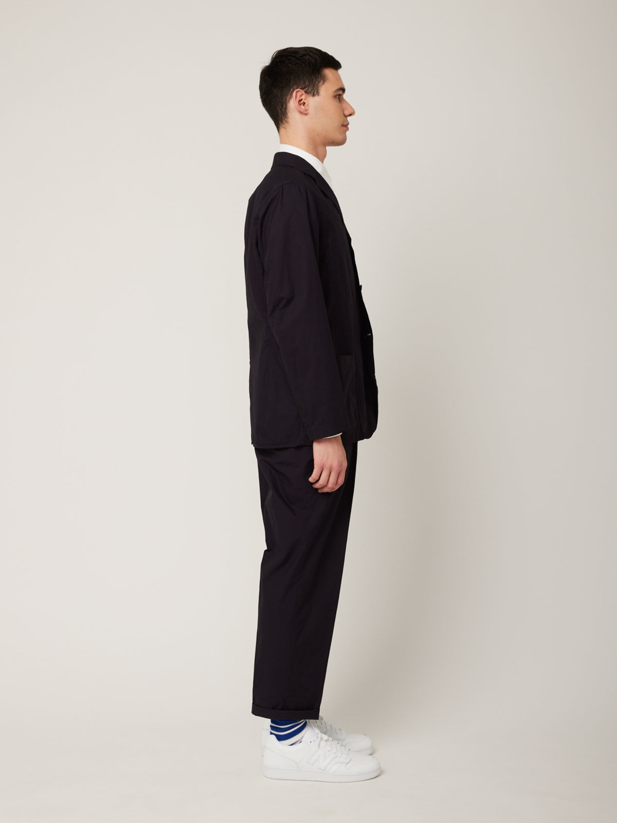 紺キャラコワンパーツジャケット | Jipijapa
