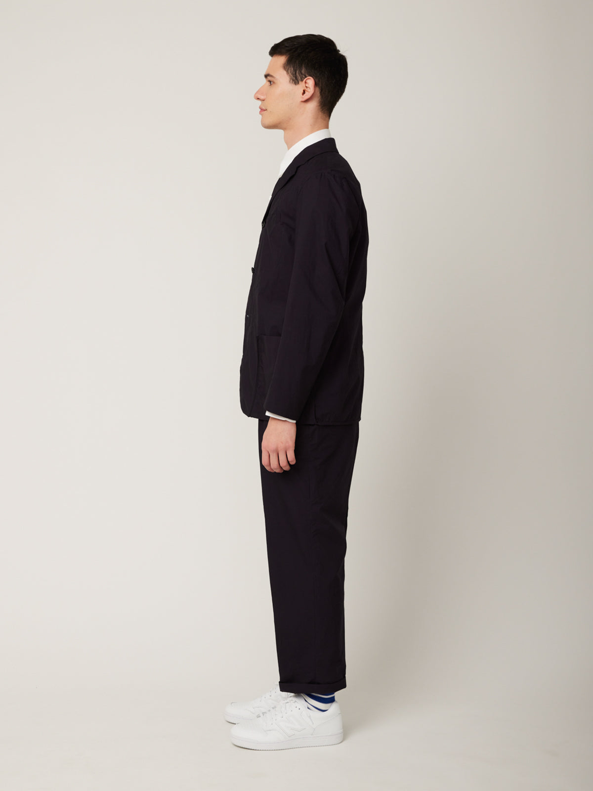 紺キャラコワンパーツジャケット | Jipijapa