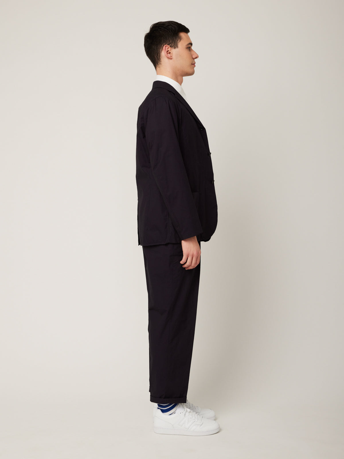 紺キャラコワンパーツジャケット | Jipijapa
