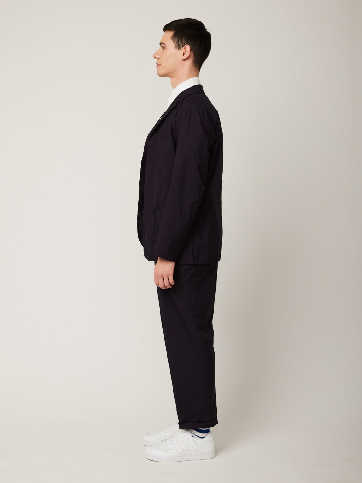 紺キャラコワンパーツジャケット | Jipijapa