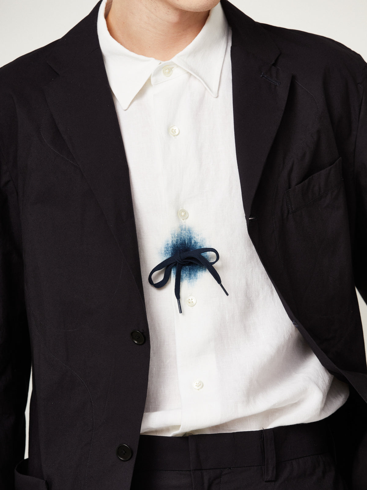 紺キャラコワンパーツジャケット | Jipijapa